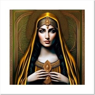 Lady holy beautiful woman Posters and Art